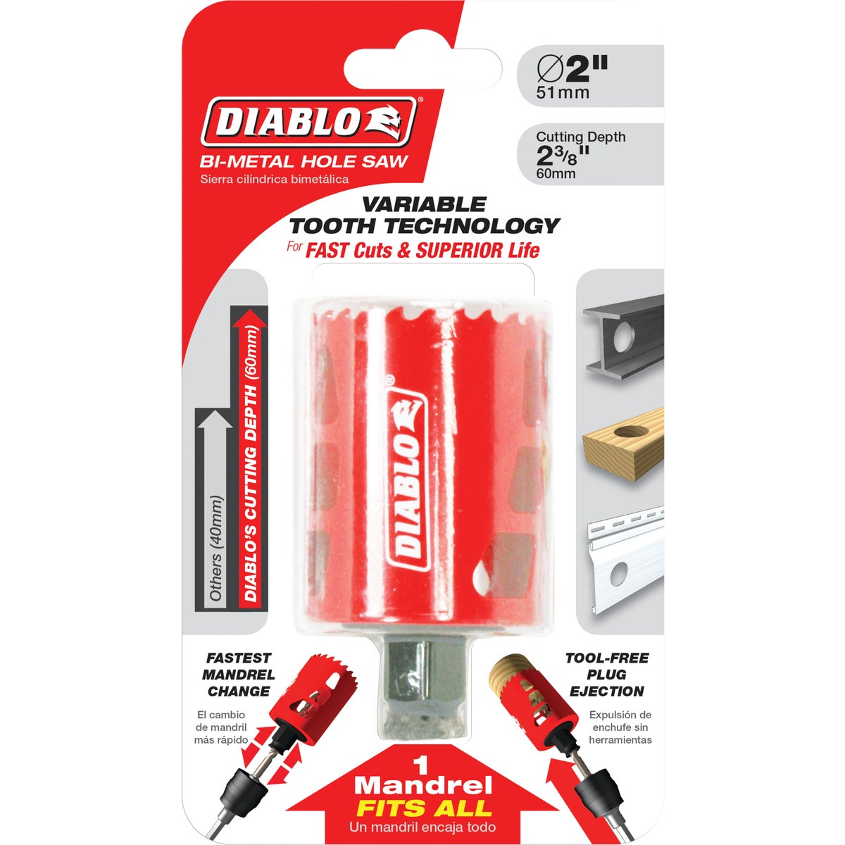 Diablo 2 In. Bi-Metal Hole Saw Image 2