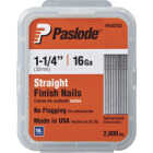 Paslode 16-Gauge Galvanized Straight Finish Nail, 1-1/4 In. (2000-Pack) Image 1