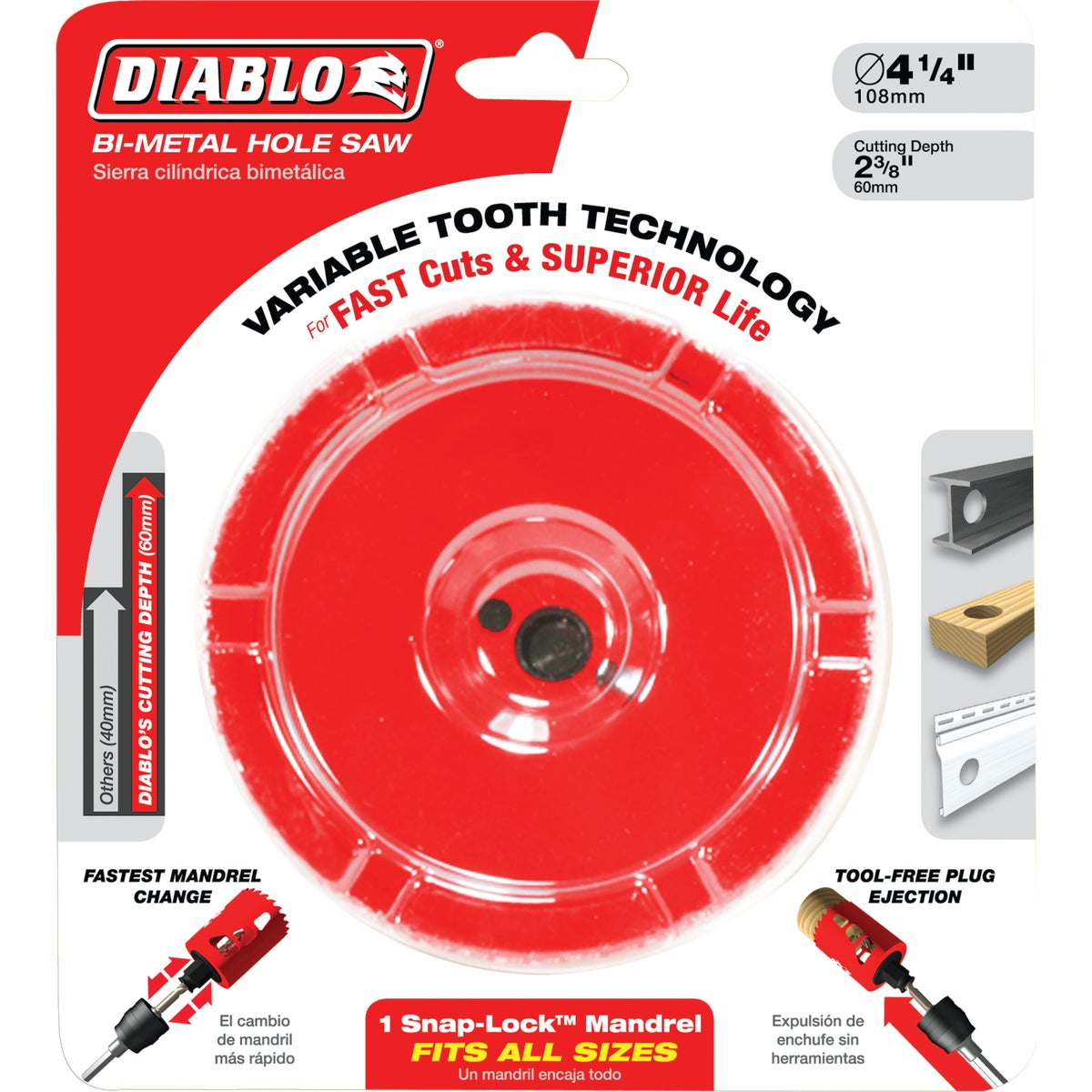 Diablo 4-1/8 In. Bi-Metal Hole Saw Image 2
