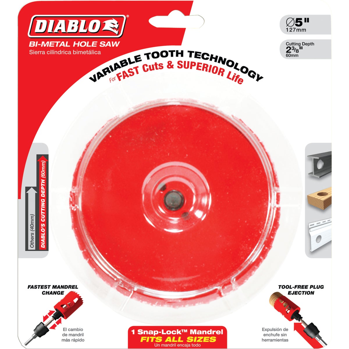 Diablo 4-3/4 In. Bi-Metal Hole Saw Image 2