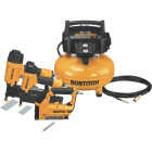 Bostitch 16-Gauge 2-1/2 In. Finish Nailer, 18-Gauge 2 In. Brad Nailer and 6-Gallon Pancake Compressor Combo Kit Image 1