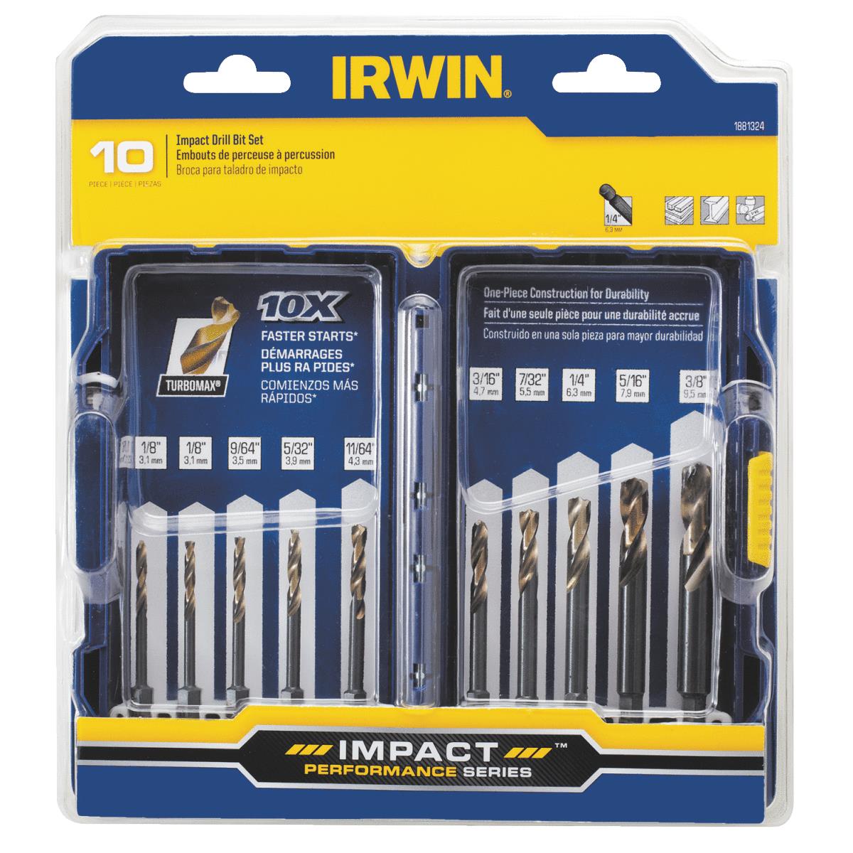 10PC IMPACT TURBOMAX SET