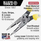 Klein 8-3/8 In. All-Purpose Long Nose Pliers Image 2