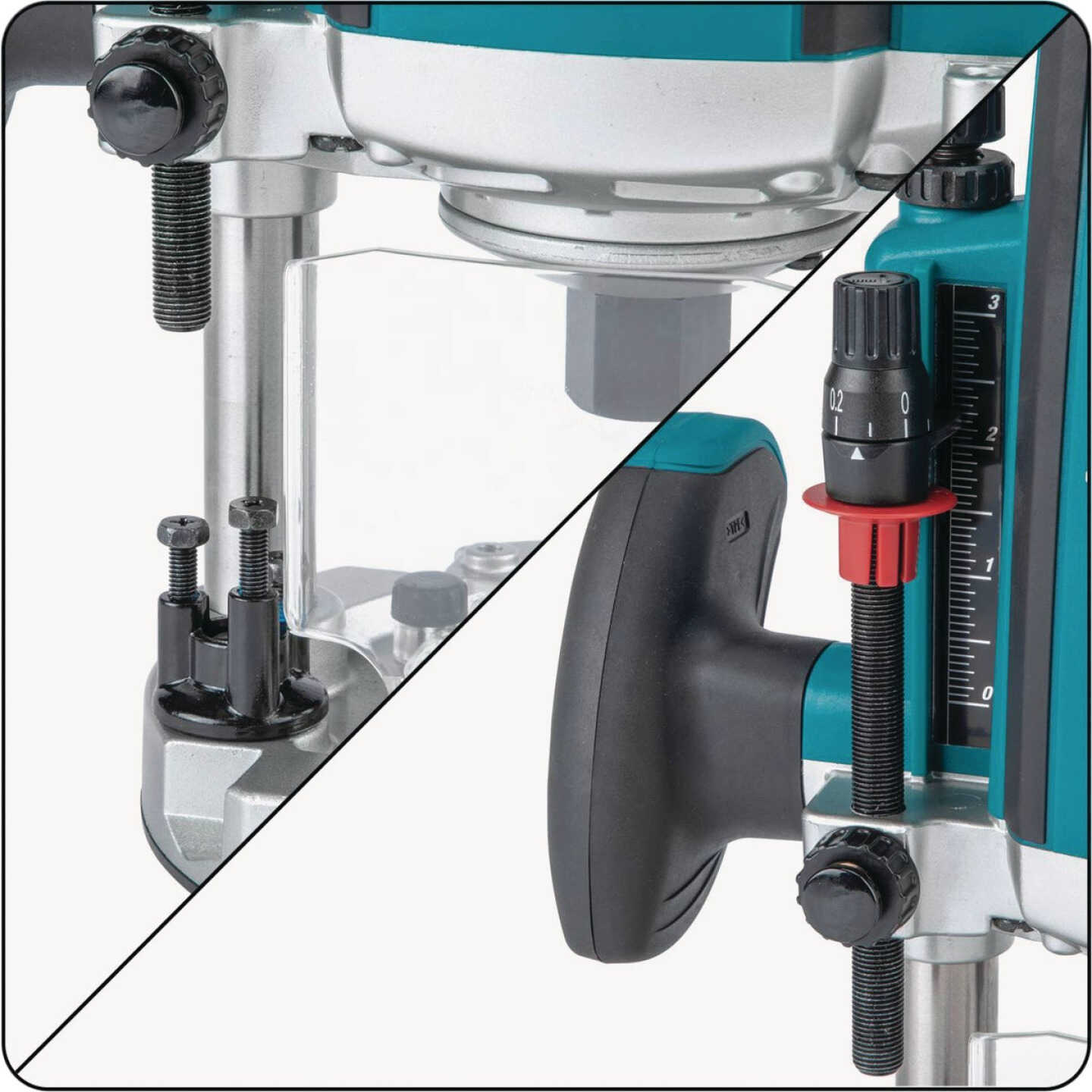 Makita 15-Amp 3.25 HP Plunge Router Image 5