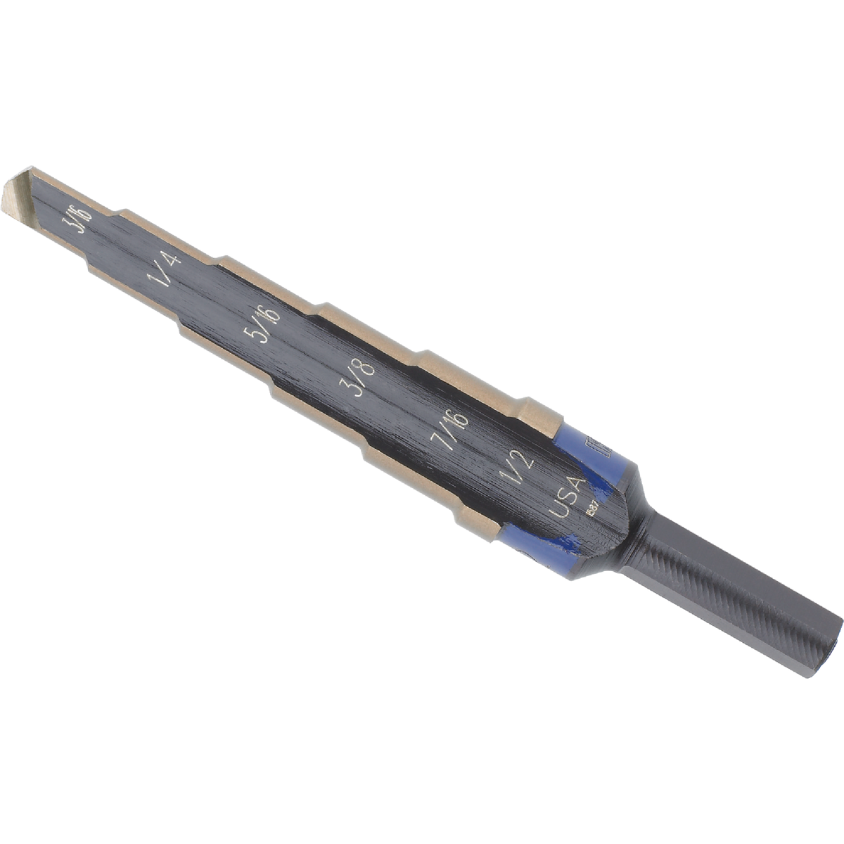 Irwin Unibit 3/16 In. - 1/2 In. #2 Step Drill Bit, 6 Steps Image 3