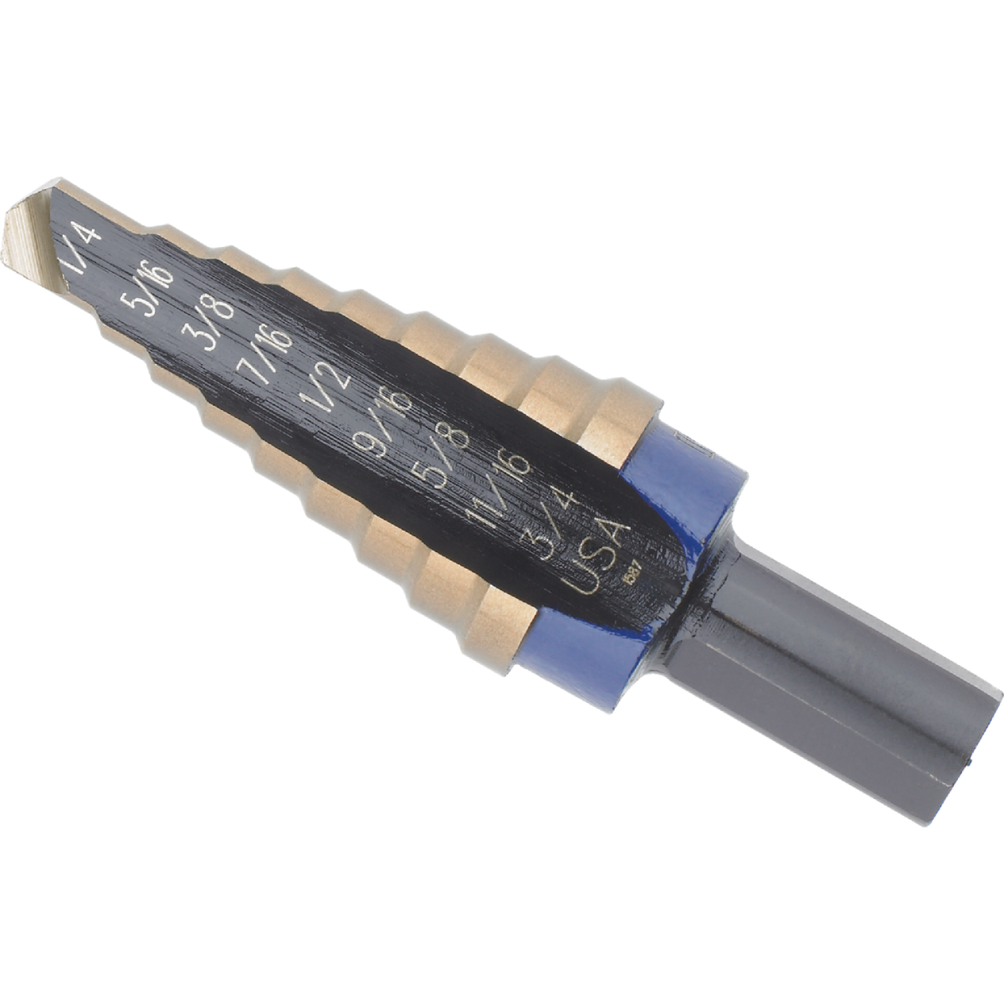 Irwin Unibit 1/4 In. - 3/4 In. #3 Step Drill Bit, 9 Steps Image 3