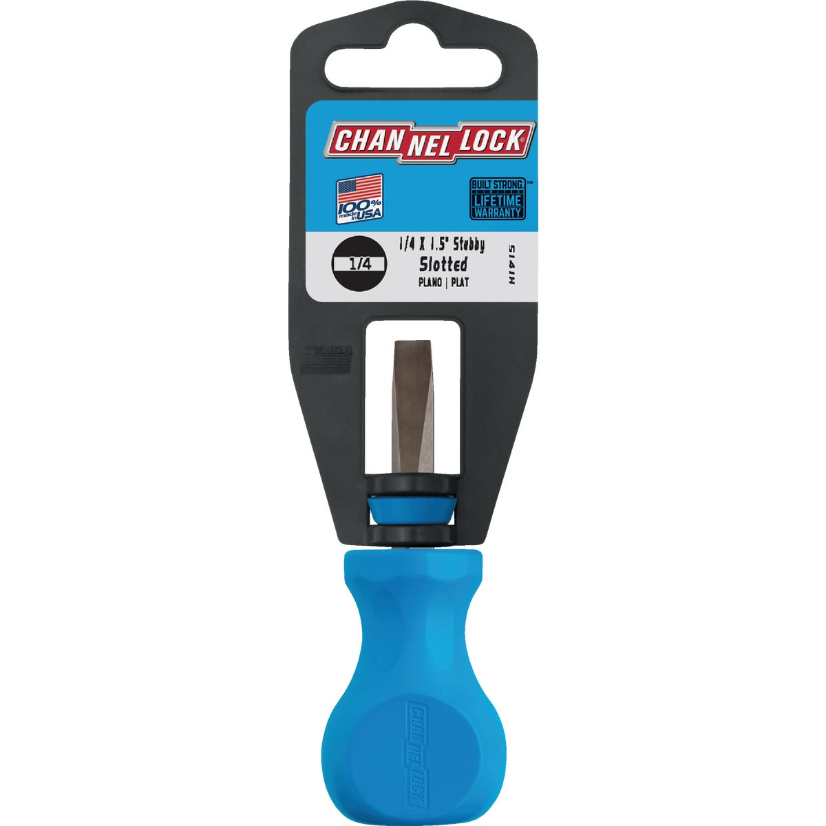 Channellock 1/4 In. x 1-1/2 In. Professional Slotted Screwdriver Image 2