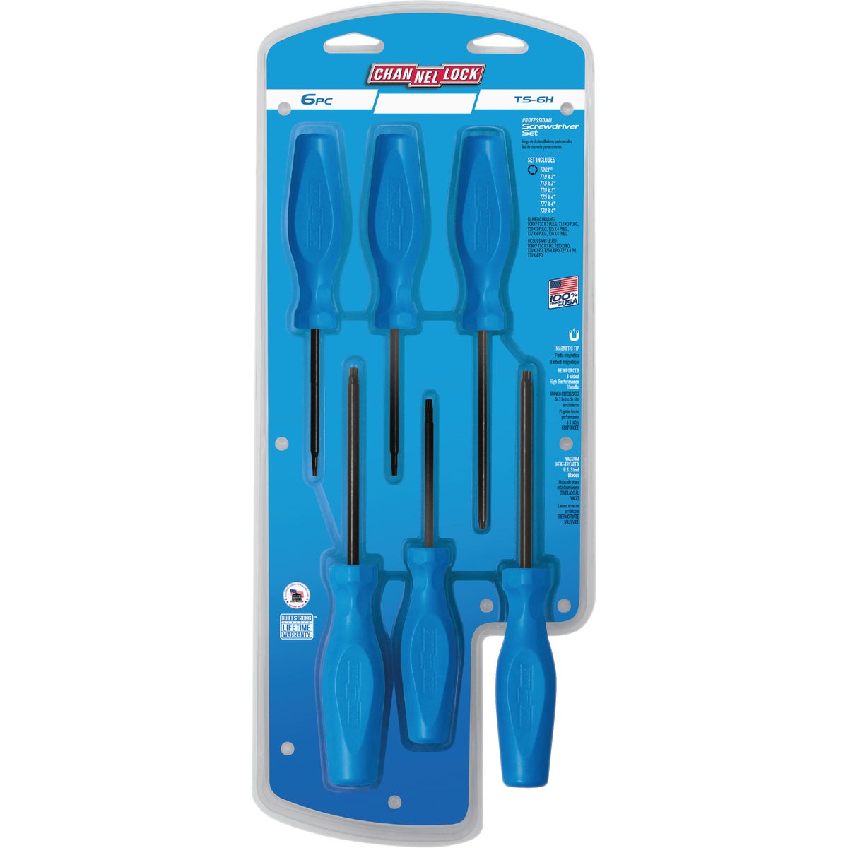 Channellock Professional Torx Tri-lobe Grip Screwdriver Set (6-Piece) Image 4