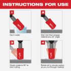 Milwaukee Diamond Plus 2 In. Diamond Grit Hole Saw Image 4