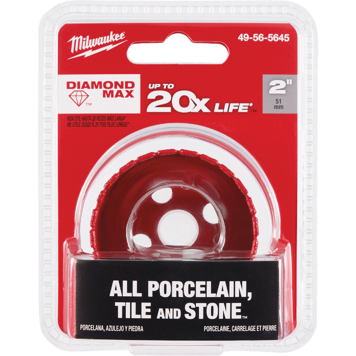 Milwaukee Diamond Plus 2 In. Diamond Grit Hole Saw Image 7