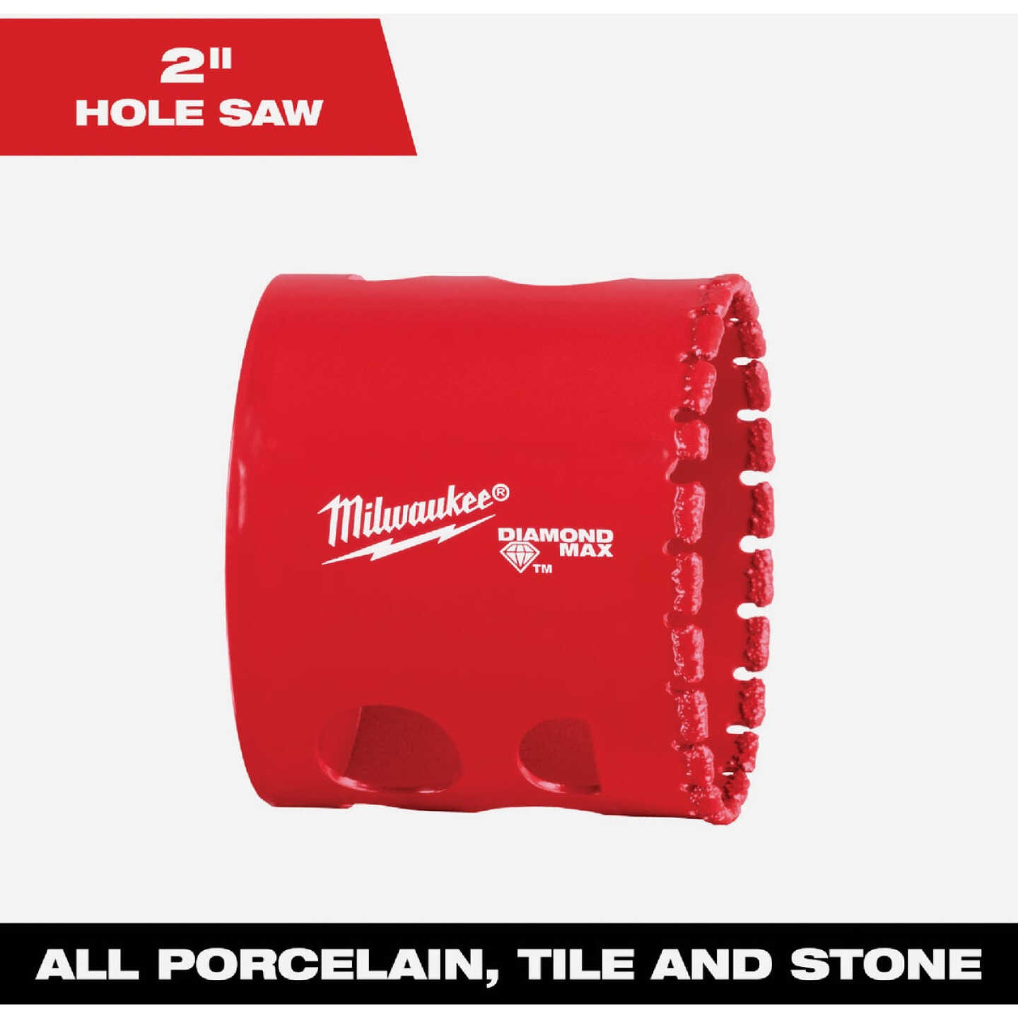 Milwaukee Diamond Plus 2 In. Diamond Grit Hole Saw Image 1