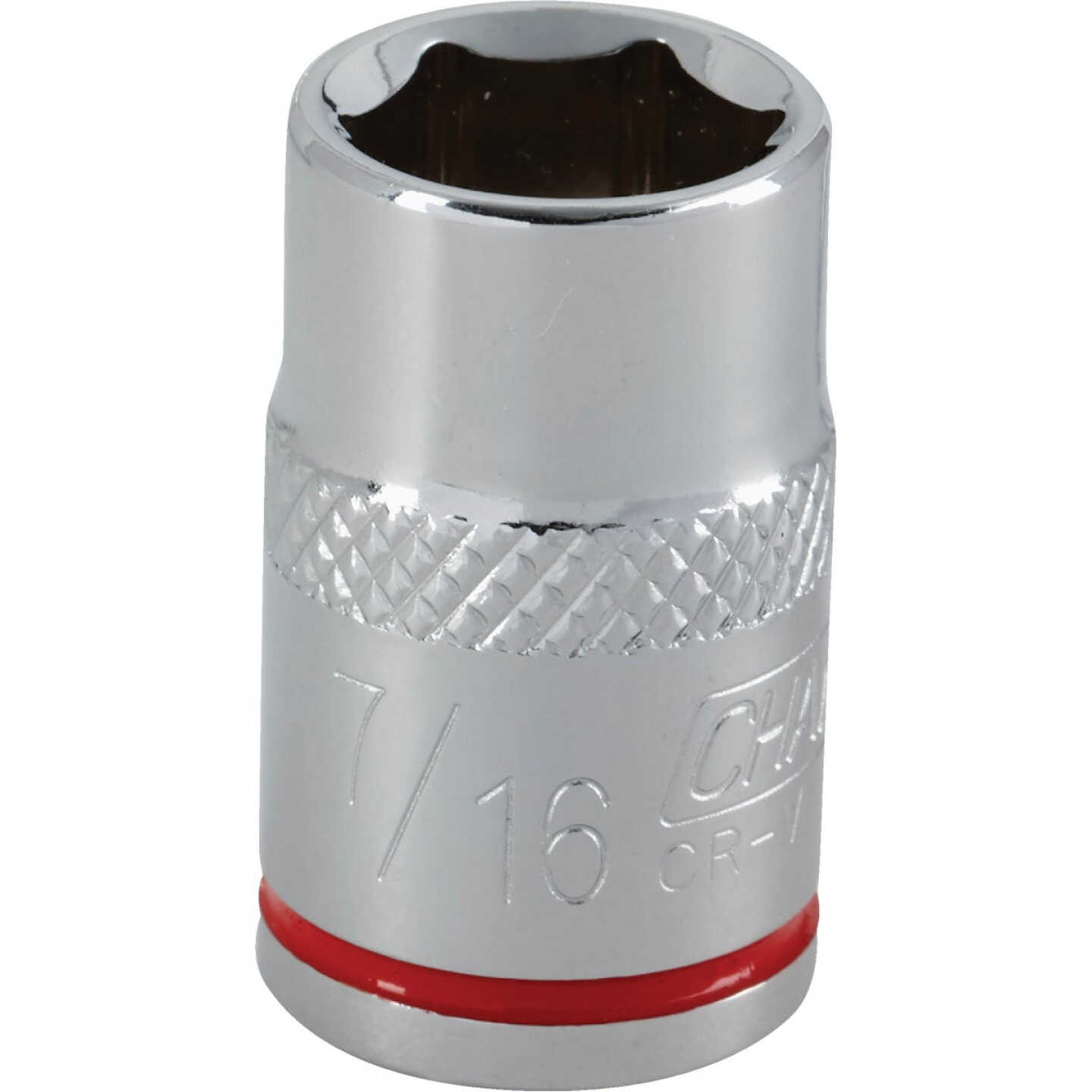 Channellock 3/8 In. Drive 7/16 In. 6-Point Shallow Standard Socket Image 1