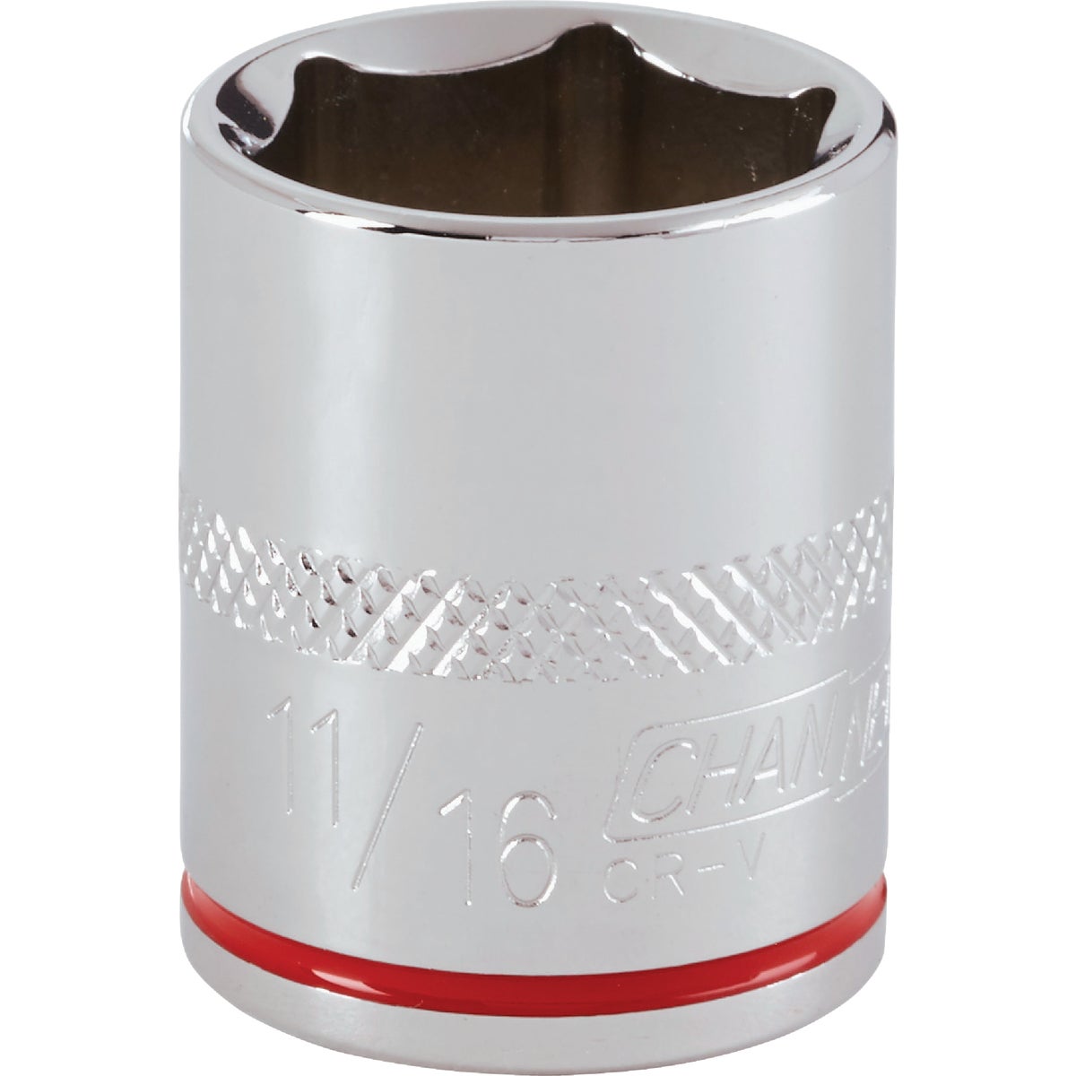 Channellock 3/8 In. Drive 11/16 In. 6-Point Shallow Standard Socket Image 1