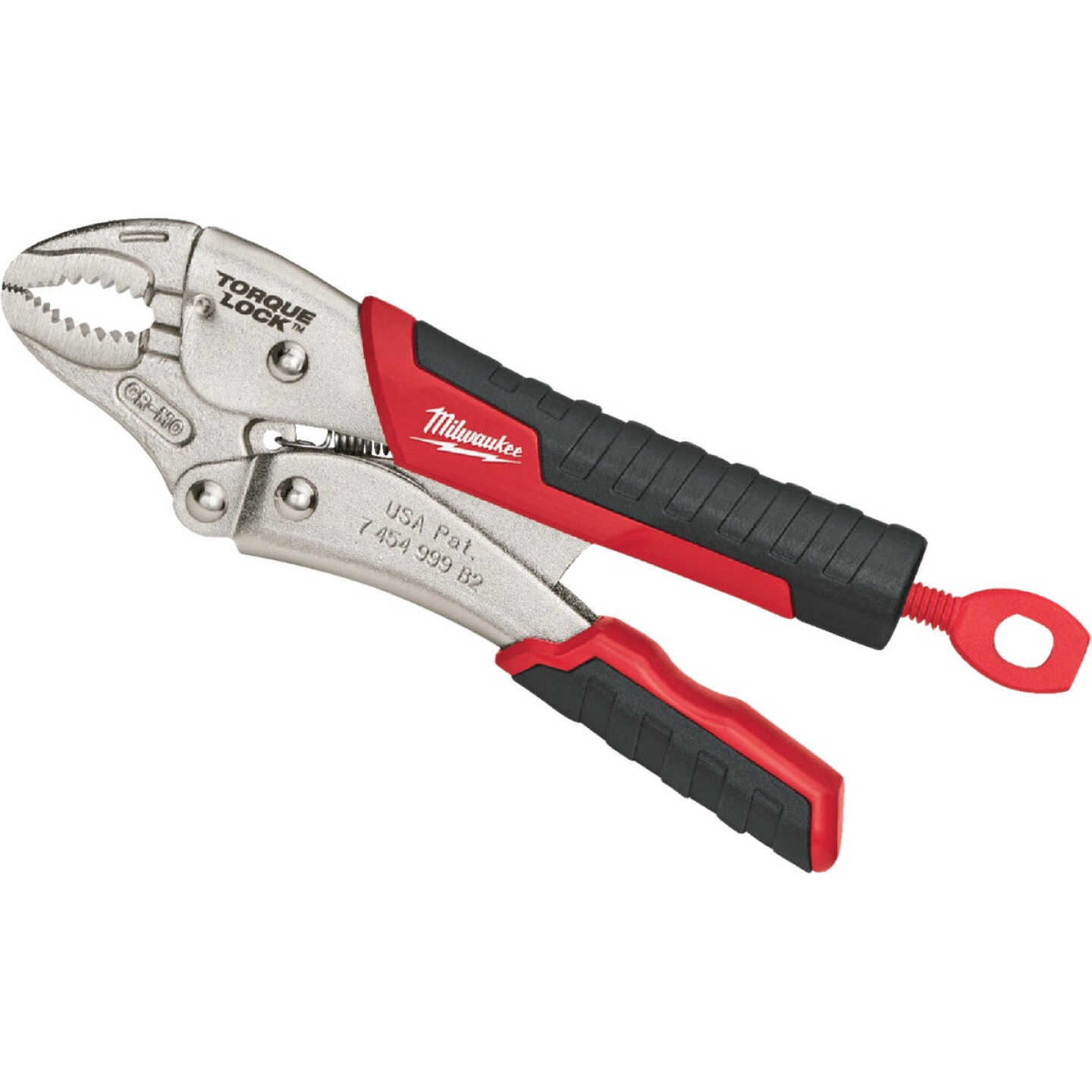 Milwaukee Torque Lock 7 In. Curved Jaw Overmold Grip Locking Pliers Image 1