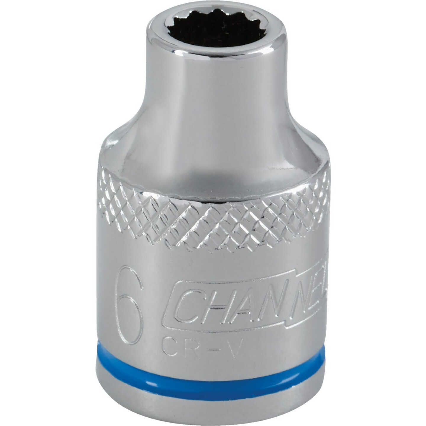 Channellock 3/8 In. Drive 6 mm 12-Point Shallow Metric Socket Image 1