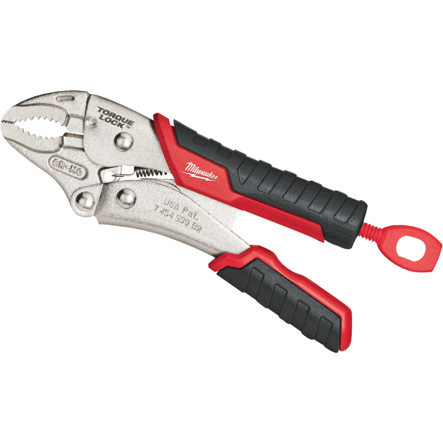 Milwaukee Torque Lock 5 In. Curved Jaw Overmold Grip Locking Pliers Image 1