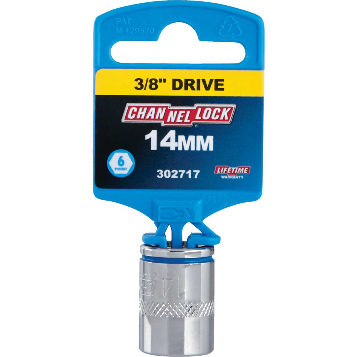 Channellock 3/8 In. Drive 14 mm 6-Point Shallow Metric Socket Image 2