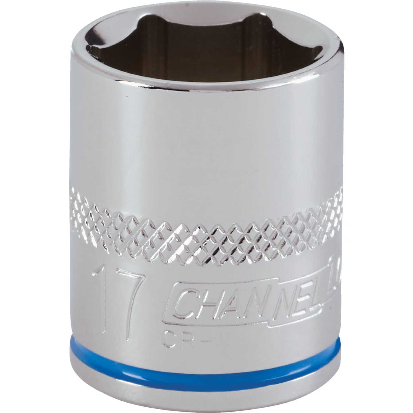Channellock 3/8 In. Drive 17 mm 6-Point Shallow Metric Socket Image 1