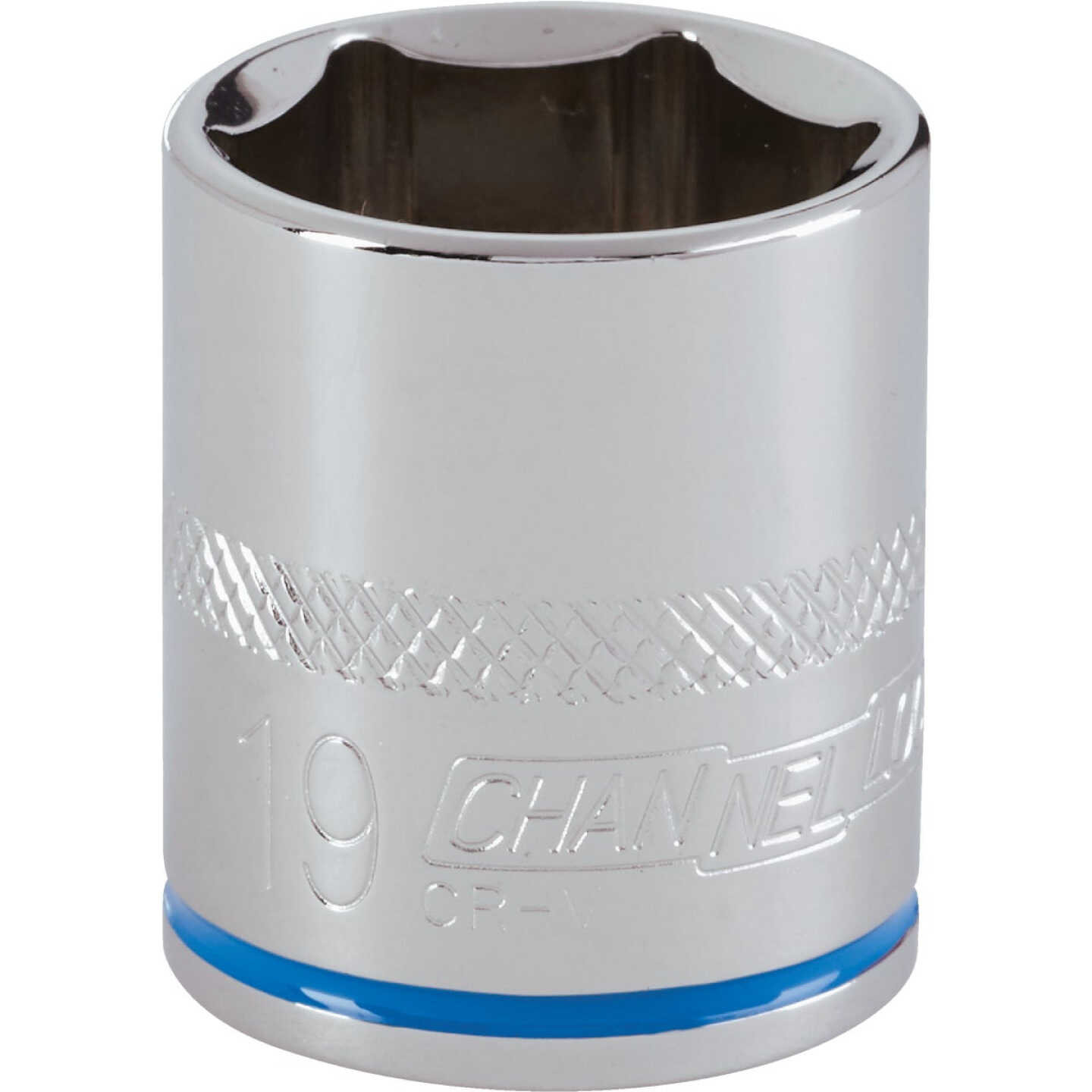 Channellock 3/8 In. Drive 19 mm 6-Point Shallow Metric Socket Image 1