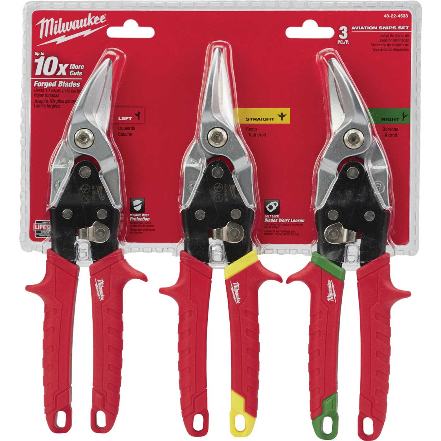 Milwaukee Aviation Snip Set (3-Piece) Image 1