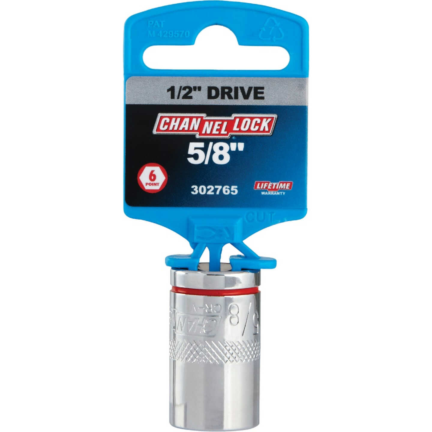 Channellock 1/2 In. Drive 5/8 In. 6-Point Shallow Standard Socket Image 2