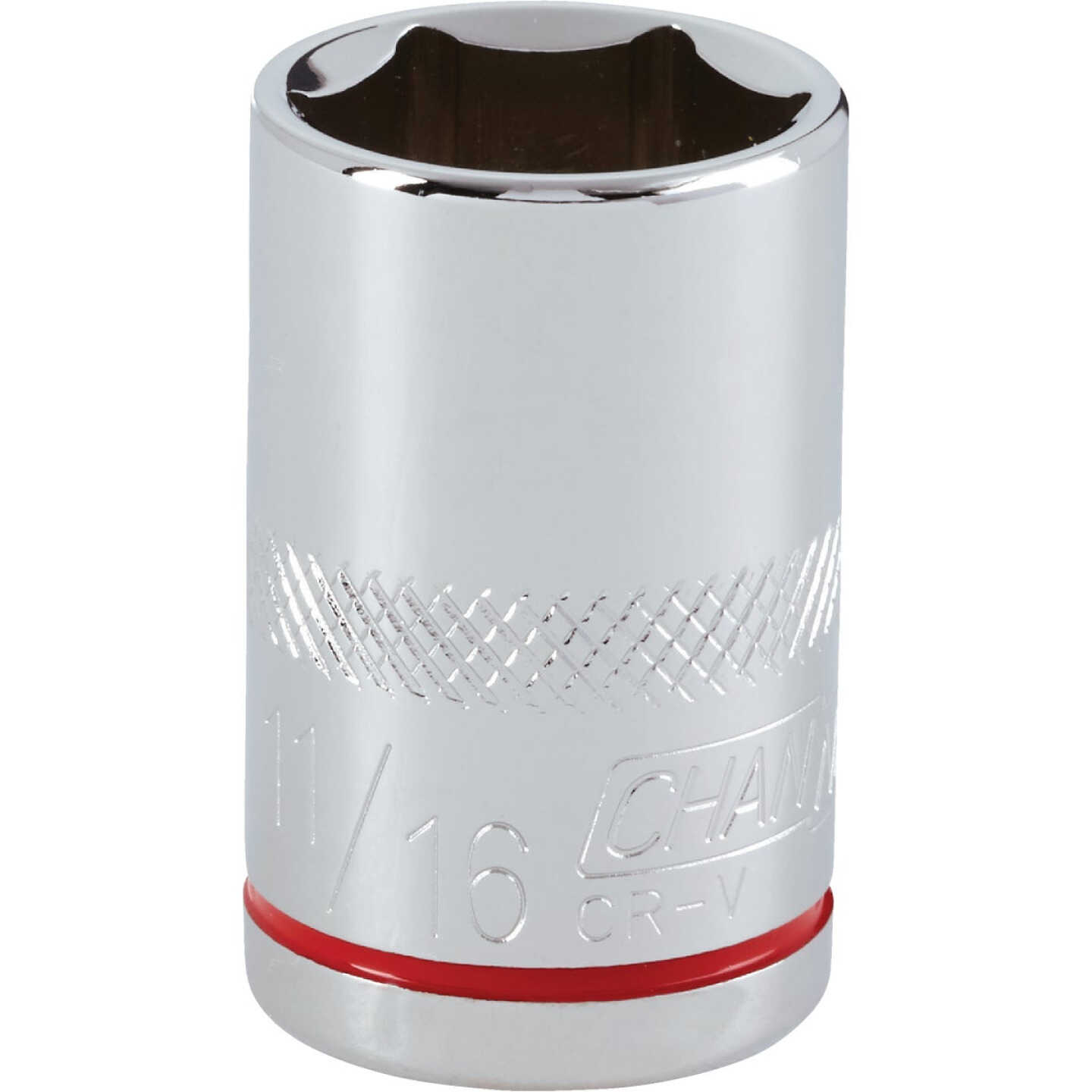 Channellock 1/2 In. Drive 11/16 In. 6-Point Shallow Standard Socket Image 1