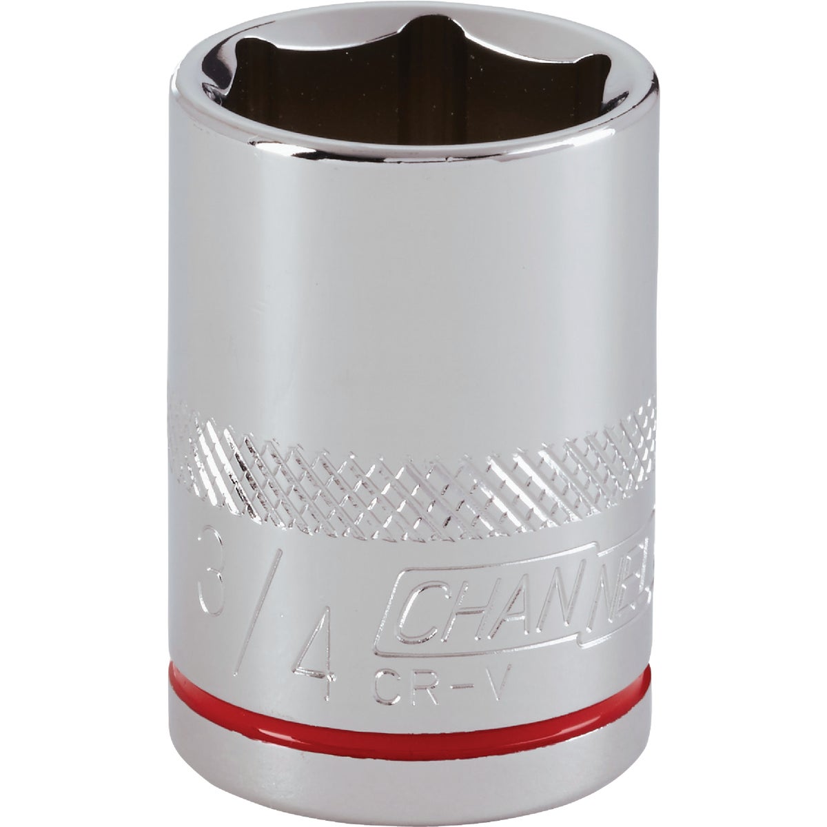 Channellock 1/2 In. Drive 3/4 In. 6-Point Shallow Standard Socket Image 1