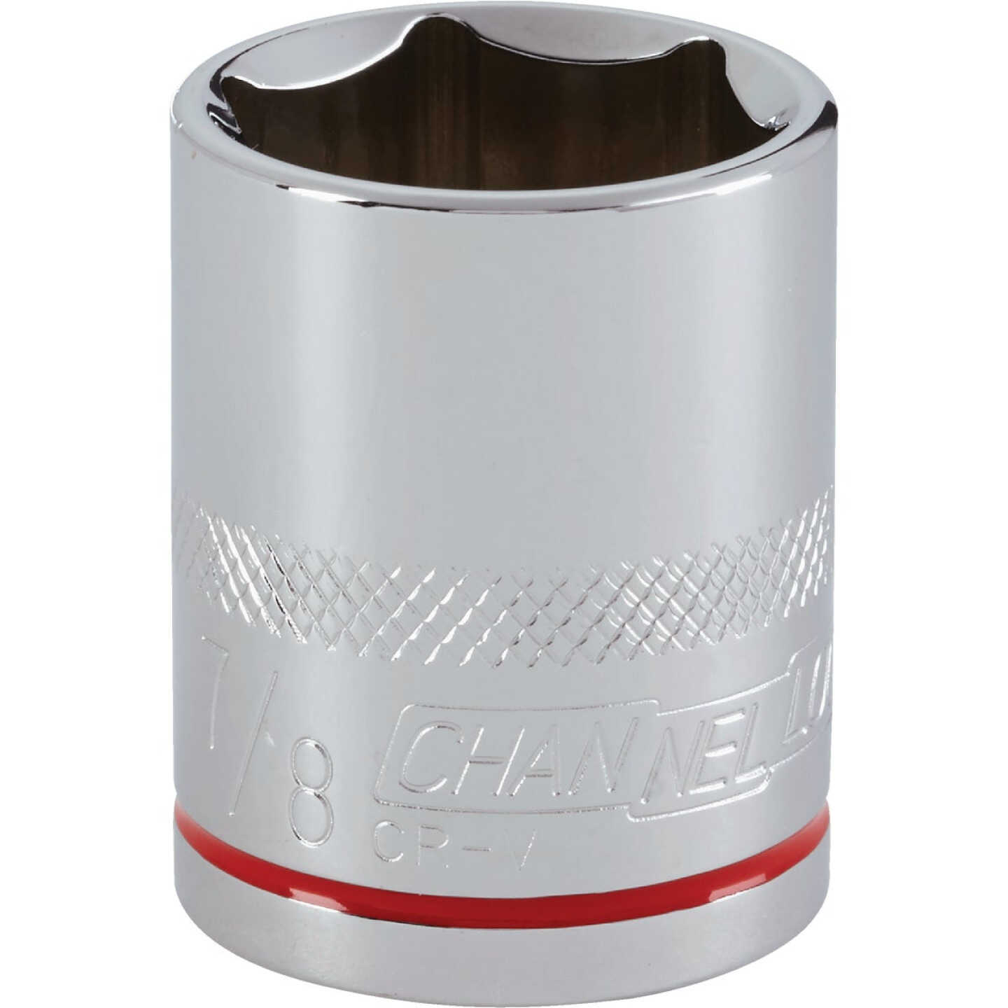 Channellock 1/2 In. Drive 7/8 In. 6-Point Shallow Standard Socket Image 1