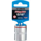 Channellock 1/2 In. Drive 15/16 In. 6-Point Shallow Standard Socket Image 2