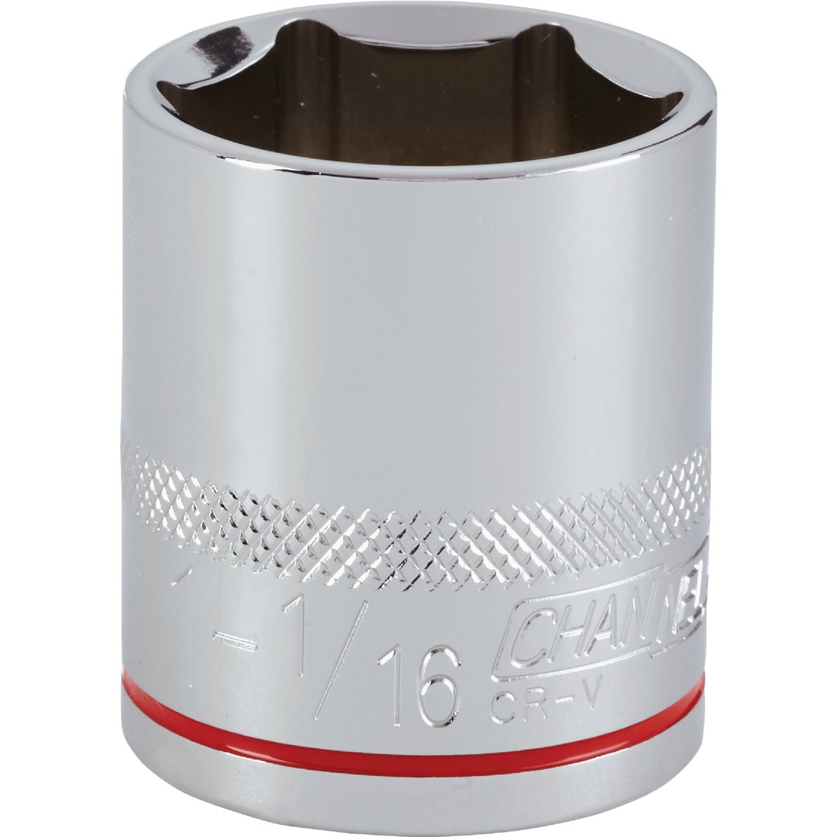 Channellock 1/2 In. Drive 1-1/16 In. 6-Point Shallow Standard Socket Image 1