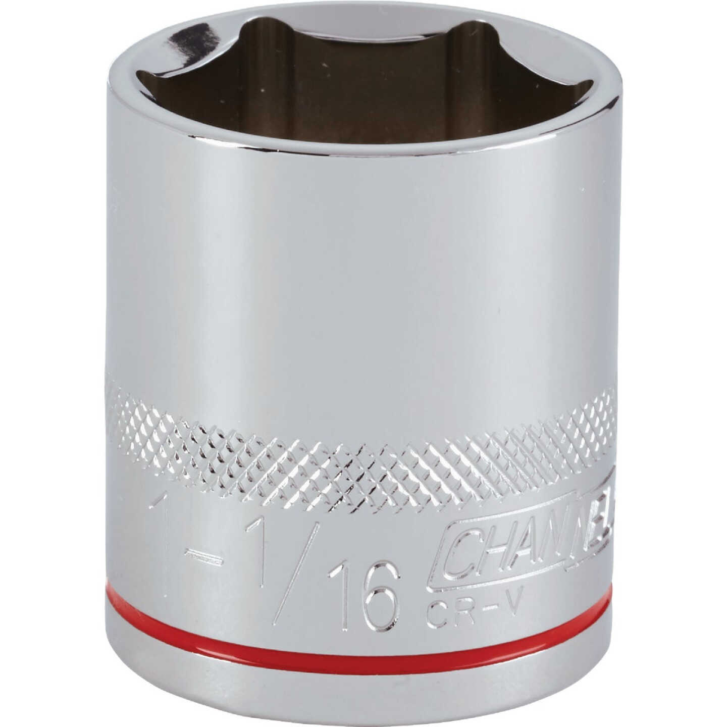 Channellock 1/2 In. Drive 1-1/16 In. 6-Point Shallow Standard Socket Image 1