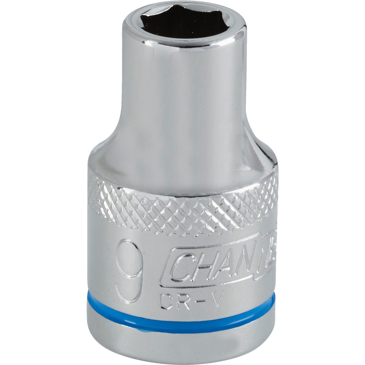 Channellock 1/2 In. Drive 9 mm 6-Point Shallow Metric Socket Image 1