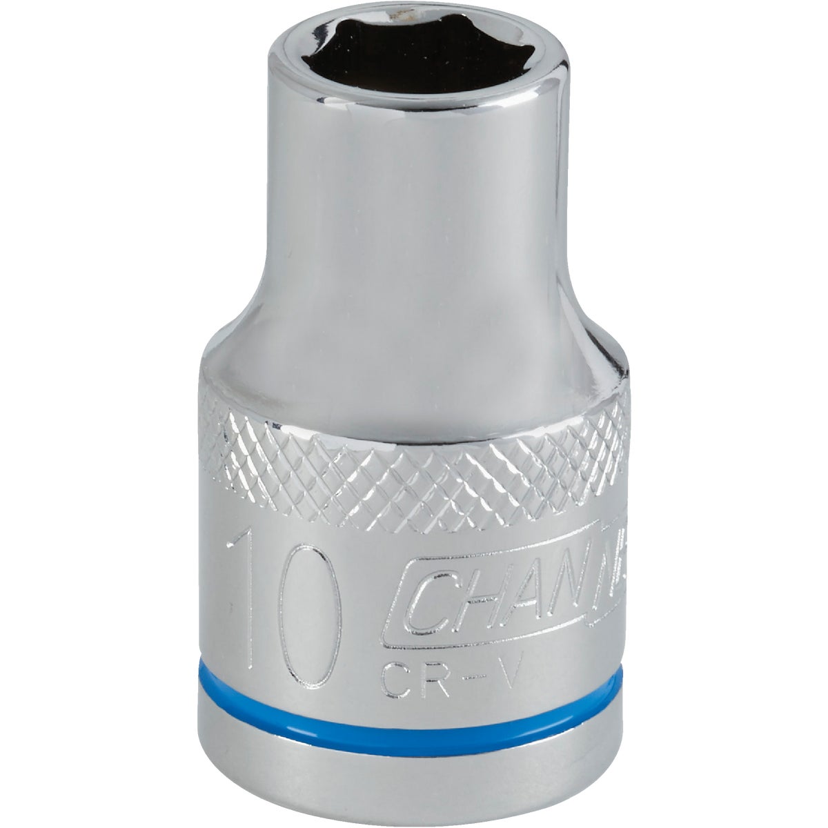 Channellock 1/2 In. Drive 10 mm 6-Point Shallow Metric Socket Image 1