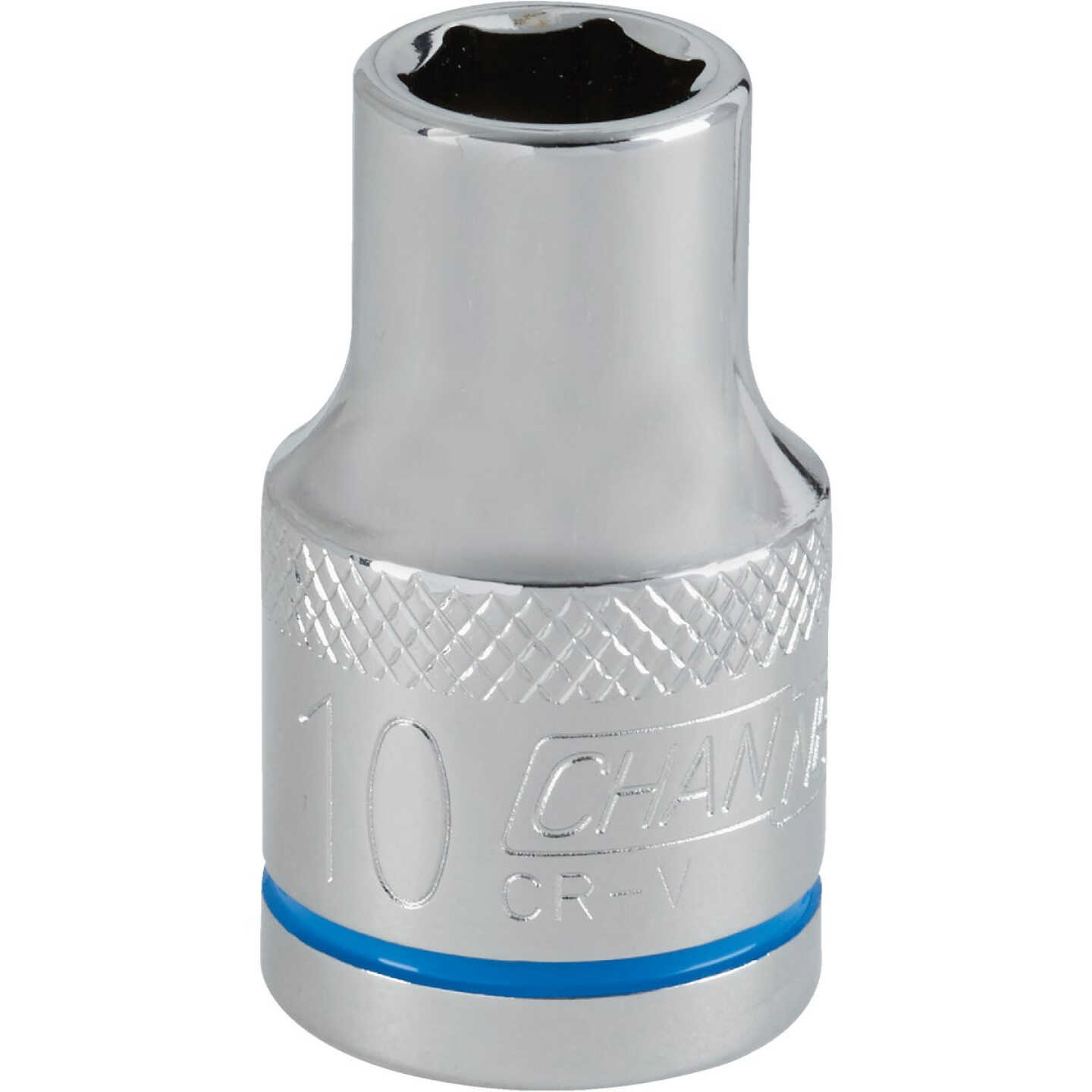 Channellock 1/2 In. Drive 10 mm 6-Point Shallow Metric Socket Image 1