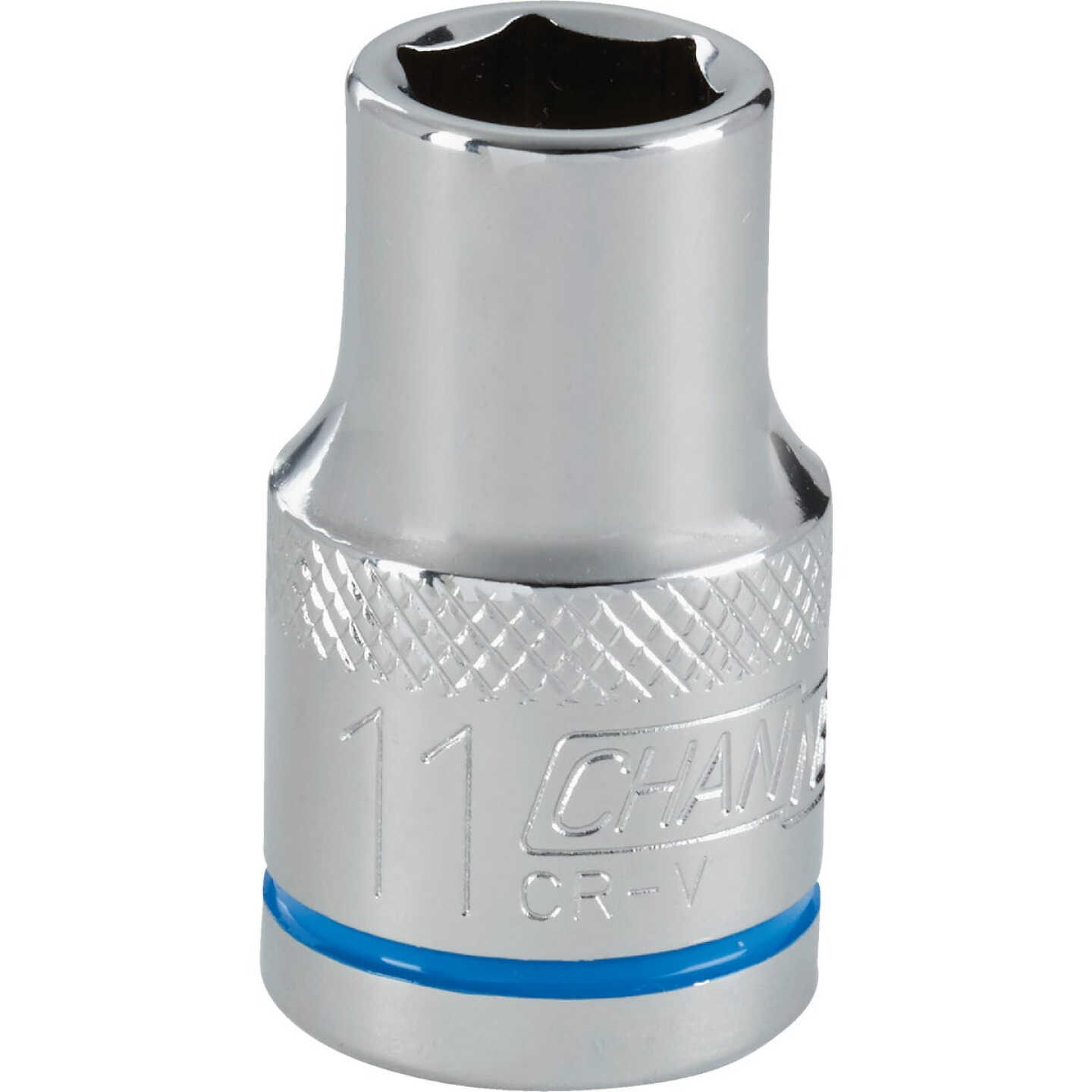 Channellock 1/2 In. Drive 11 mm 6-Point Shallow Metric Socket Image 1