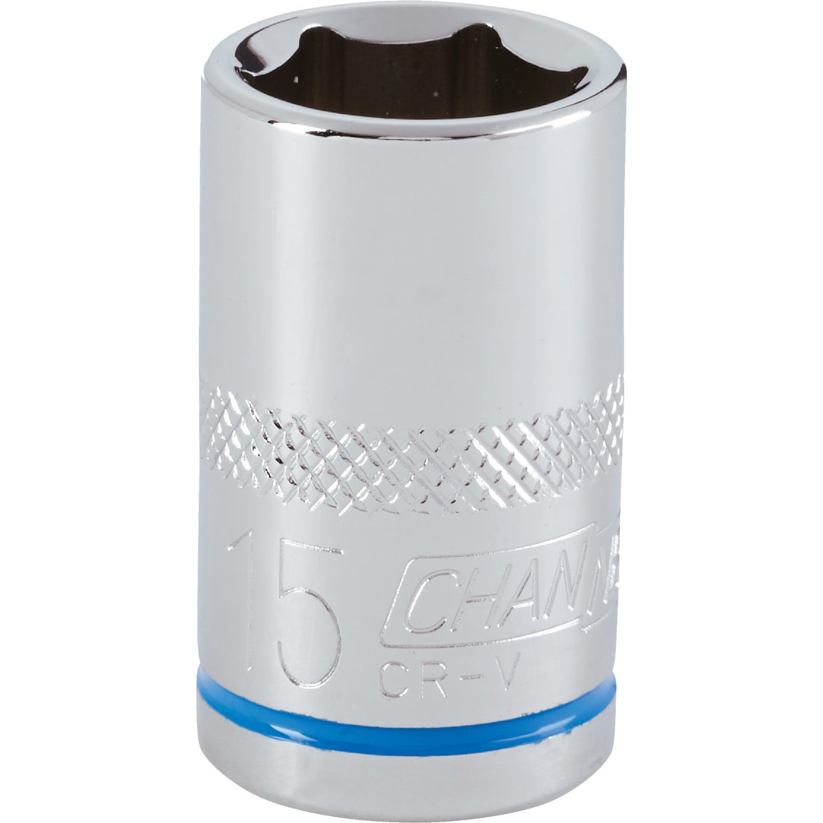 Channellock 1/2 In. Drive 15 mm 6-Point Shallow Metric Socket Image 1