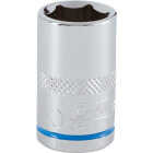 Channellock 1/2 In. Drive 15 mm 6-Point Shallow Metric Socket Image 1