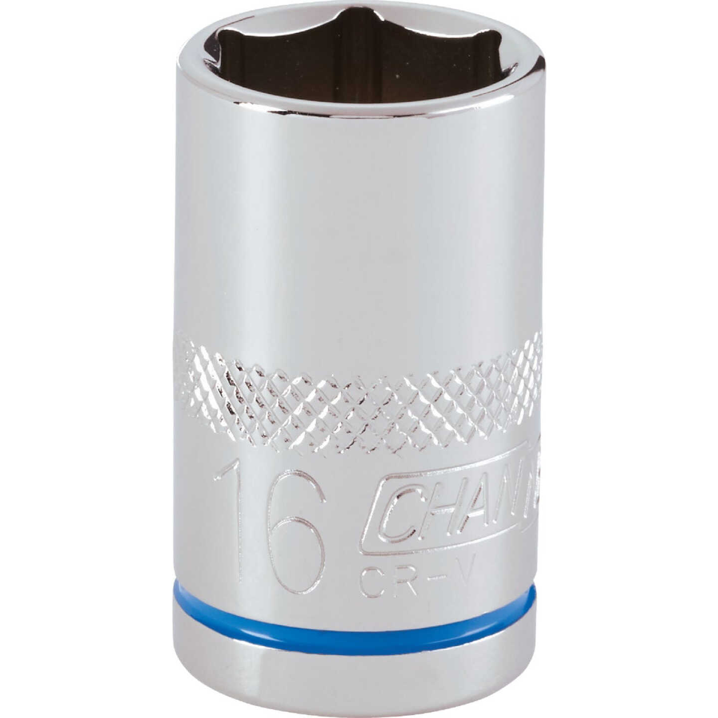 Channellock 1/2 In. Drive 16 mm 6-Point Shallow Metric Socket Image 1