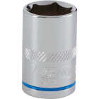 Channellock 1/2 In. Drive 17 mm 6-Point Shallow Metric Socket Image 1