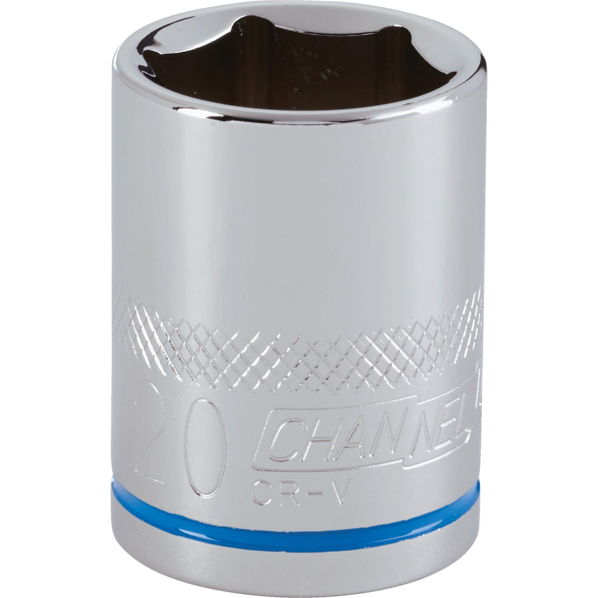 Channellock 1/2 In. Drive 20 mm 6-Point Shallow Metric Socket