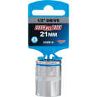 Channellock 1/2 In. Drive 21 mm 6-Point Shallow Metric Socket Image 2