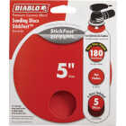 Diablo StickFast 5 In. 180 Grit Sanding Disc (5-Pack) Image 1