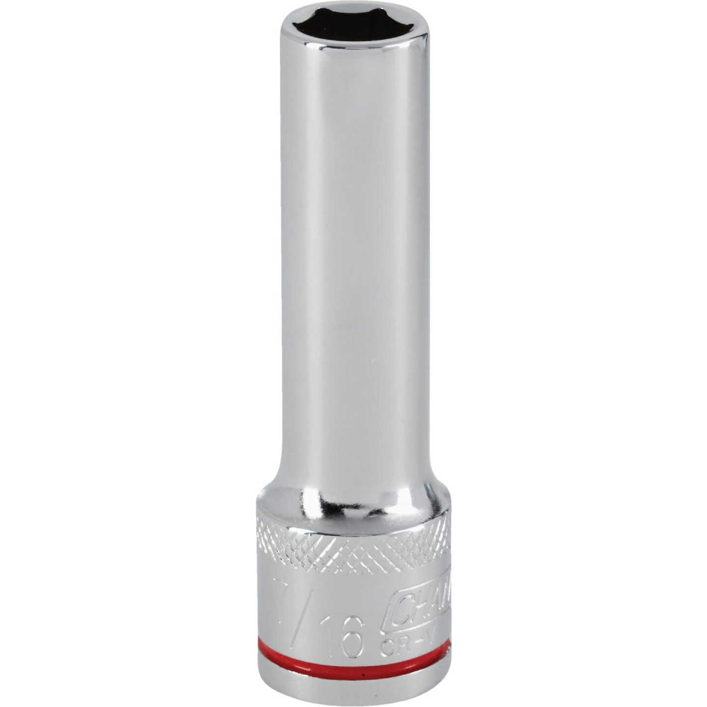 Channellock 1/2 In. Drive 7/16 In. 6-Point Deep Standard Socket Image 1