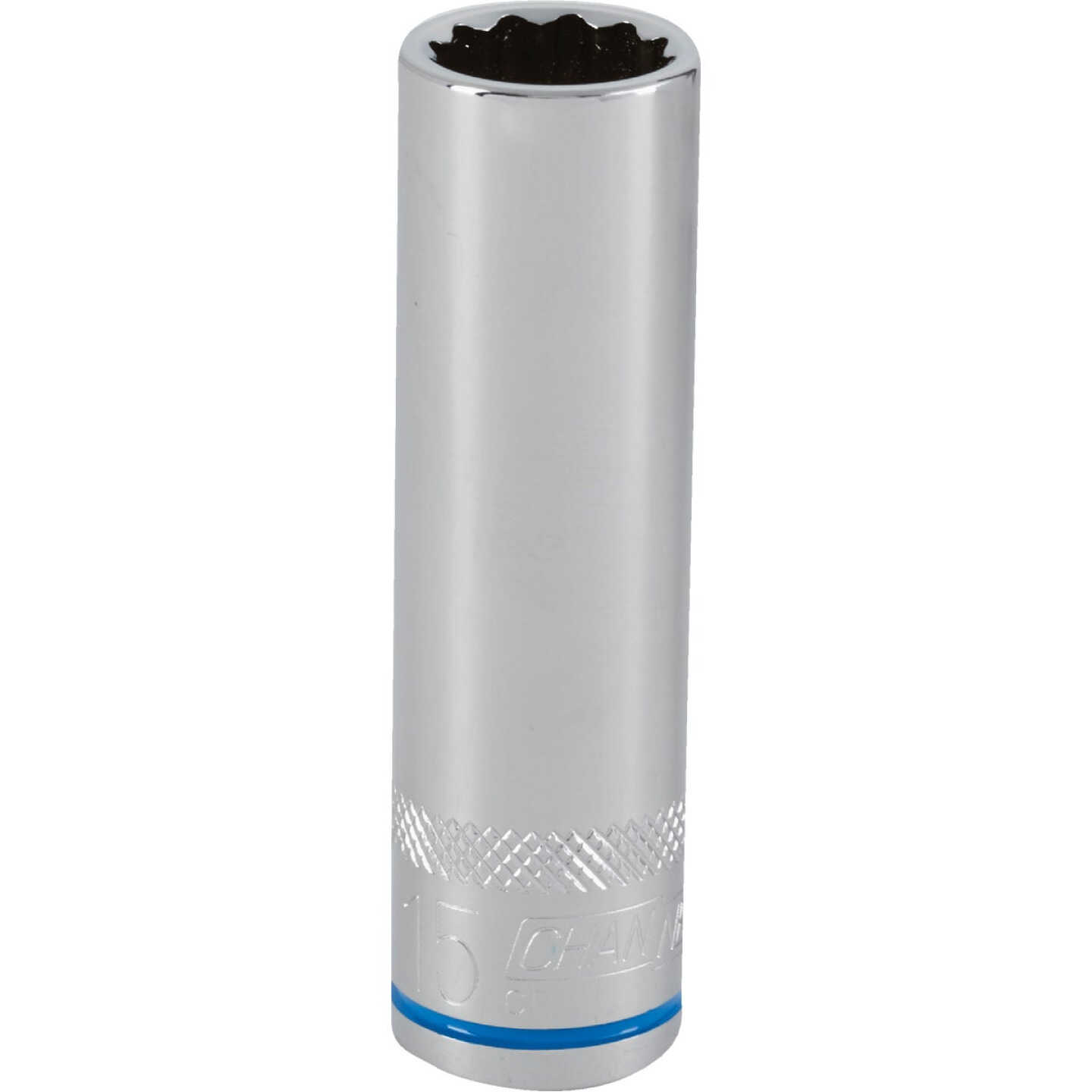 Channellock 1/2 In. Drive 15 mm 12-Point Deep Metric Socket Image 1