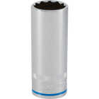 Channellock 1/2 In. Drive 22 mm 12-Point Deep Metric Socket Image 1