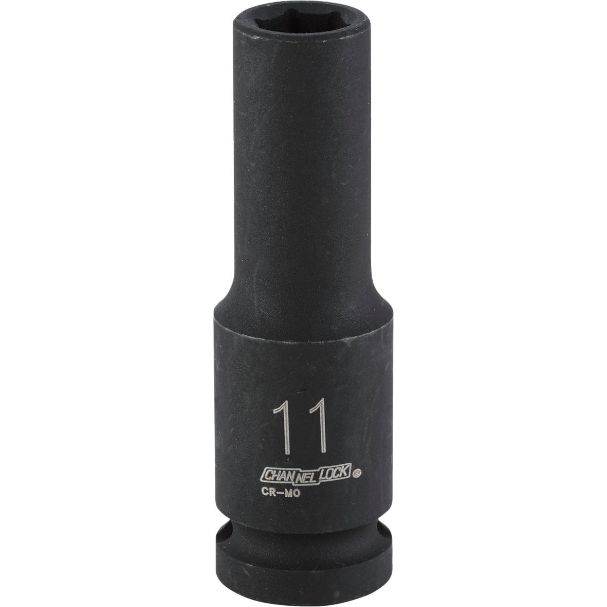 Channellock 1/2 In. Drive 11 mm 6-Point Deep Metric Impact Socket Image 1