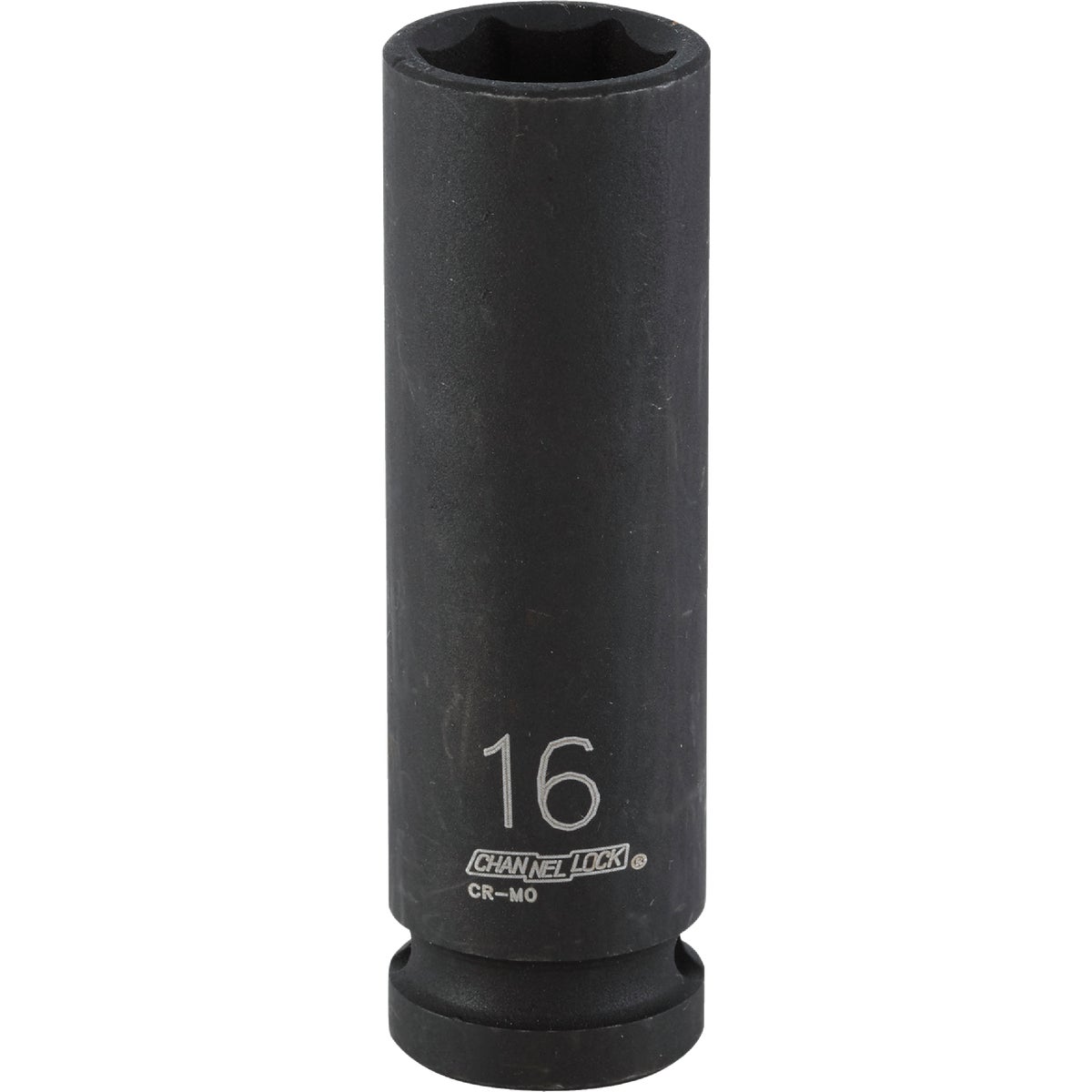 Channellock 1/2 In. Drive 16 mm 6-Point Deep Metric Impact Socket Image 1