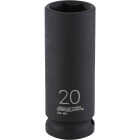 Channellock 1/2 In. Drive 20 mm 6-Point Deep Metric Impact Socket Image 1