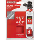 Diablo StickFast 60 Grit 4-1/2 In. x 4-1/2 In. 1/4 Sheet Palm Sander Power Sanding Sheet (4-Pack) Image 1