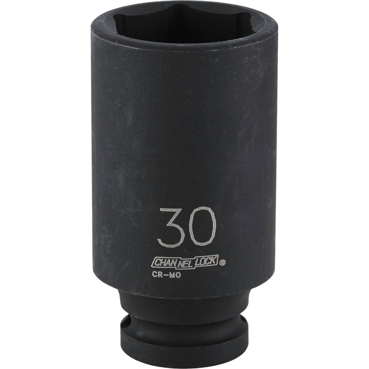 Channellock 1/2 In. Drive 30 mm 6-Point Deep Metric Impact Socket Image 1